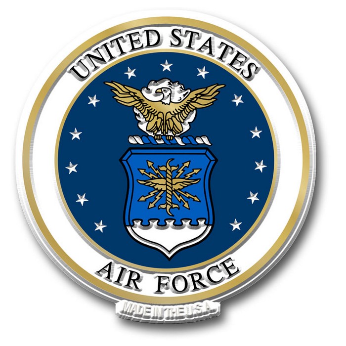 MIL104 U.S. Air Force MILITARY Magnet